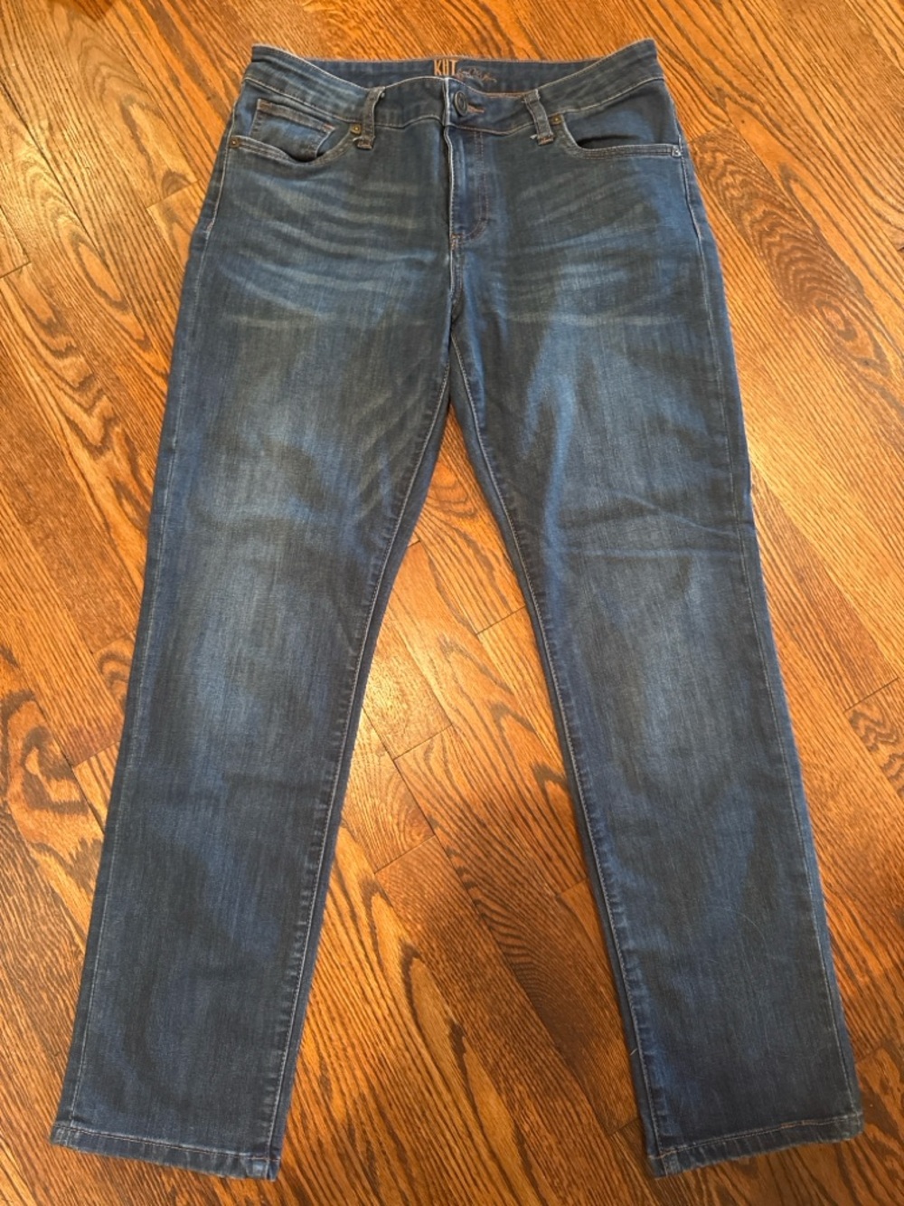 Kut from the Kloth Woman's Medium Blue Straight Jeans